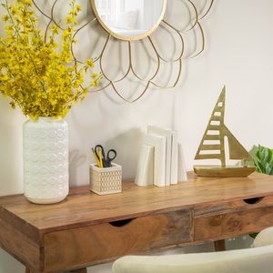 Gold Sailboat Table Top Decor